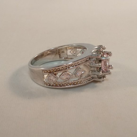 1.25 Carat Wedding Ring - 18k White Gold Filled Over Silver, Bridal Solitaire R158